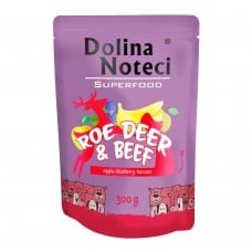 Dolina Noteci Superfood влажный корм для cобак с косулей и говядиной 300 г