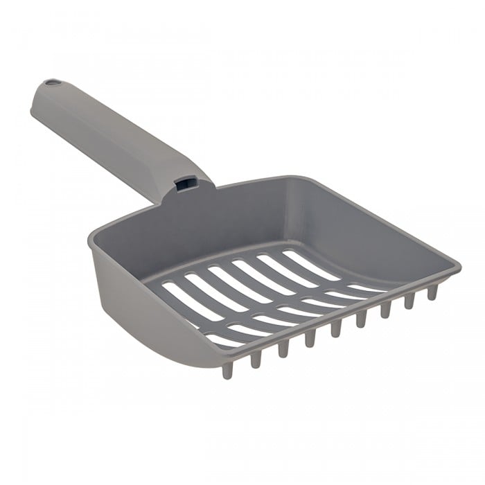 Irak Plast лопатка для уборки кошачьего туалета (серая)