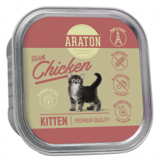 Araton Kitten with chicken влажный корм для котят с курицей 85г
