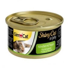 GimCat Shiny Cat курица и папайя 70g
