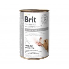 Brit GF Veterinary Diets Dog Joint and Mobility с сельдью, индейкой и горошком для собак 400g