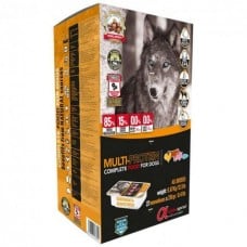 Alpha Spirit Multi-Protein полувлажный гипоалергенный корм для собак 9 кг (45 х 200г)