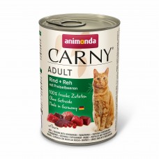 Animonda Carny Adult Beef + Venison with Cowberries влажный корм с говядиной, олениной и брусникой для кошек 400 г