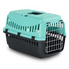 Bergamo Gipsy 1 Small Blue переноска с металлической дверцей для кошек и собак до 6 кг (синяя)