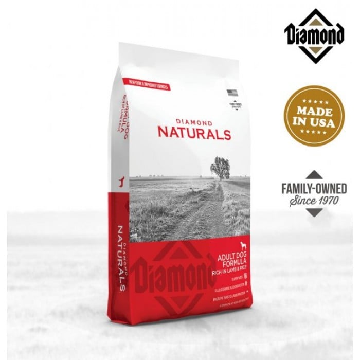 Diamond Naturals Adult Dog Lamb & Rice сухой корм для собак с ягненком и рисом 15 кг