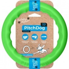 PitchDog игрушка для собак игровое кольцо (салатовая) 17 см