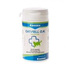 Canina Cat-Fell O.K. витамины для котов с проблемами кожи и шерсти 50 г/100 таб.