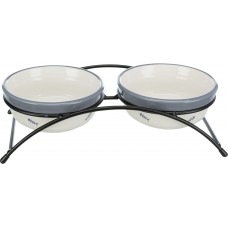 Trixie Eat on Feet керамические миски на подставке для котов 2 шт. 0,3 л/12 см