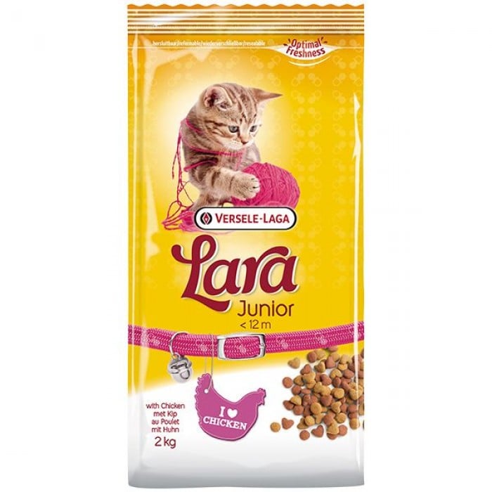 Lara Junior сухой корм для котят с мясом курицы 2 кг