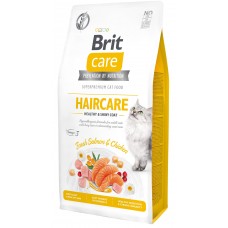 Brit Care Cat GF Haircare Healthy and Shiny Coat, 7кг (здоров'я шкіри та шерсті)