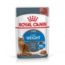 ROYAL CANIN LIGHT WEIGHT CARE влажный корм для взрослых кошек кусочки в соусе 85г*12шт