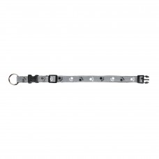 Trixie Silver Reflect ошейник для собак мини и средних пород светоотражающий (серый) S-M 30-45см/15мм