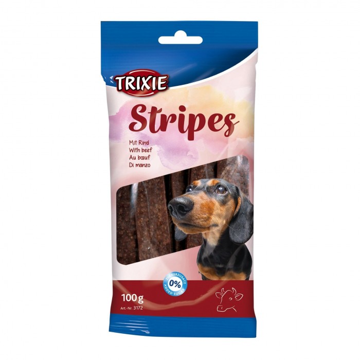 Trixie Stripes Light лакомство для собак с говядиной 100гр 10шт