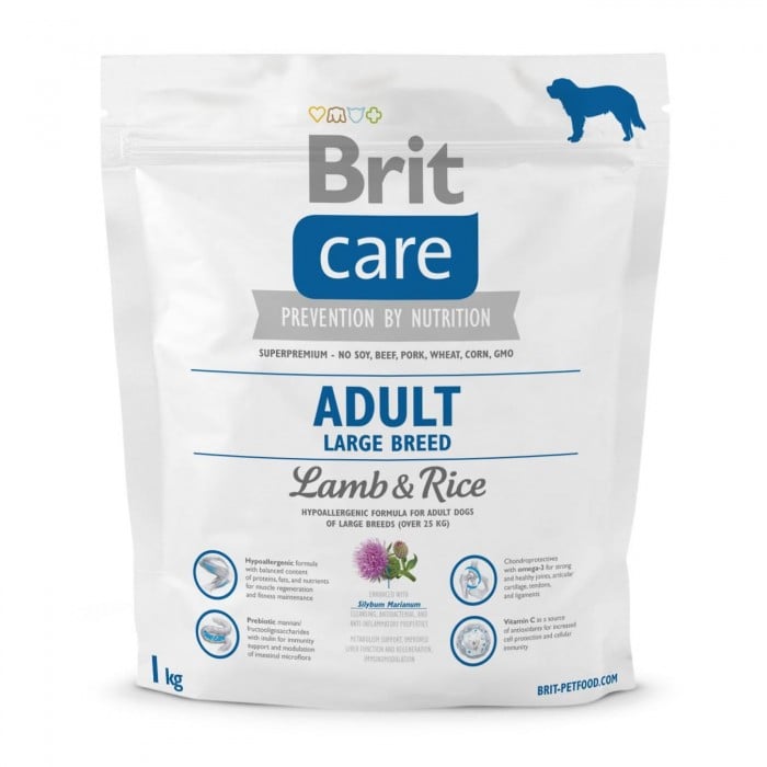 Brit Care Adult Large Breed Lamb and Rice (для собак весом от 25 кг)