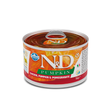 Farmina N&D Grain Free Pumpkin Chicken Adult Mini для собак мелких пород с тыквой, курицей и гранатом 140 г