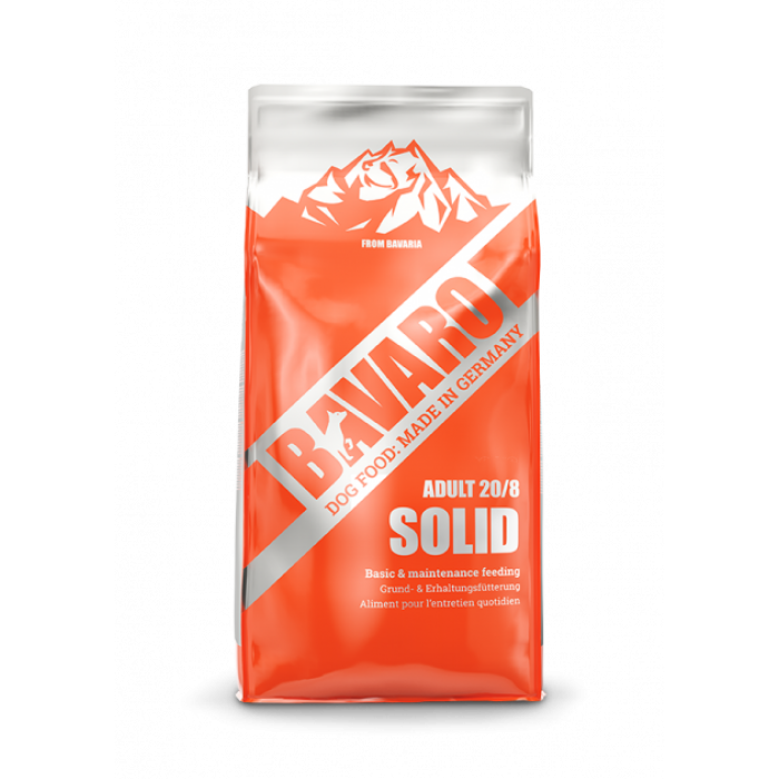 BAVARO Solid сухий корм для робочих собак з помірним навантаженням 18 кг
