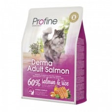 Profine Cat Derma сухой корм для длинношерстных котов с лососем и рисом 2 кг