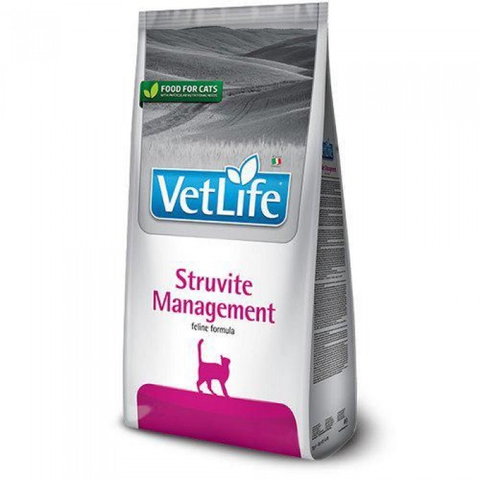 Farmina Vet Life Management Struvite сухой корм для кошек при рецидивах струвитных уролитов 0,4 кг