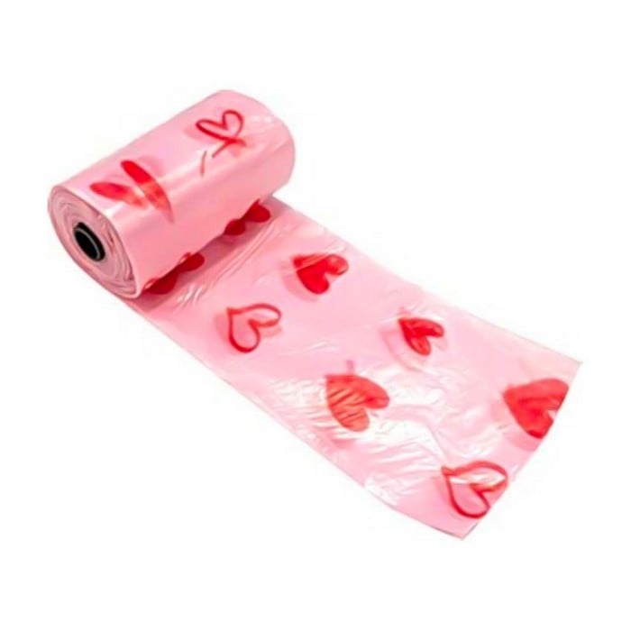 Croci Dog Bag пакеты для уборки за собаками (розовые) 3 рулона х 20 шт.