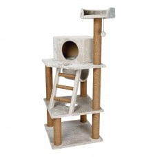 Trixie Marlena когтеточка для кошек комплексная светло-серая 151 см