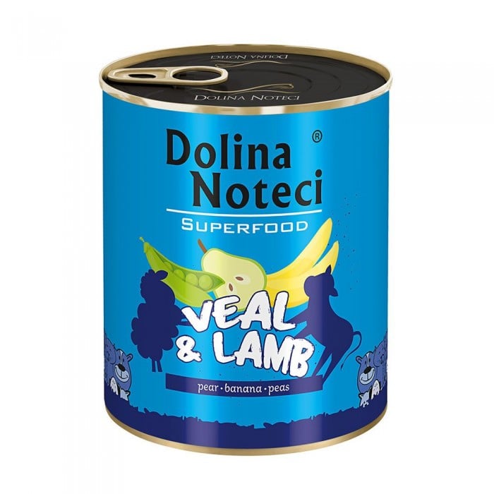 Dolina Noteci Superfood влажный корм с телятиной и бараниной 800 г