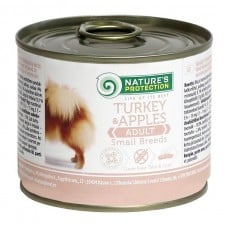 Nature's Protection Adult Small Breeds Turkey & Apples для собак малых пород с индейкой и яблоками 200 г* 6шт.