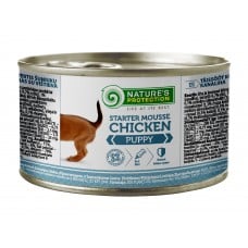 Nature's Protection Puppy Starter Mousse Chicken влажный корм для щенков с курицей 200 г*6шт.