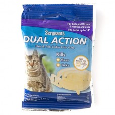 Sentry Sergeants Dual Action ошейник от блох и клещей для котов и котят 35,5 см