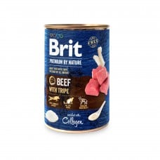 Brit Premium by Nature с говядиной и рубцом для собак 400 г