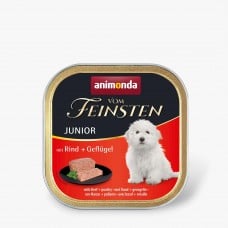 Animonda Vom Feinsten Junior with Beef + Poultry влажный корм с говядиной и птицей для щенков 150 г