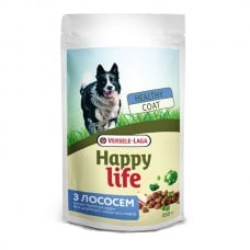 Happy Life Adult with Salmon сухой корм для собак с лососем 0,35кг