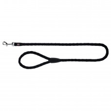 Trixie Cavo поводок для животных мини и средних пород черного цвета размер: S-M 1м/12мм