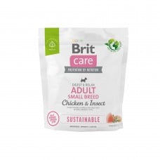 Brit Care Dog Sustainable Adult Small Breed корм для собак малых пород с курицей и насекомыми 1 кг
