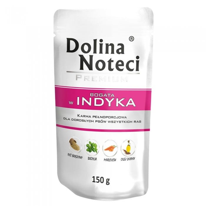 Dolina Noteci Premium влажный корм для собак с индейкой 150 г