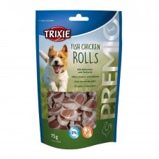 Trixie PREMIO Chicken and Pollock Rolls лакомство для собак роллы с курицей и лососем 75гр