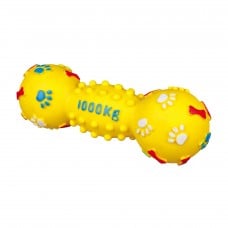 Trixie игрушка для собак гантель (лапка) с пищалкой 25 см