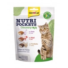 GimCat Nutri Pockets Кантри микс мясныx подушечек для кошек 150г