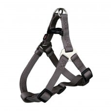 Trixie Premium шлея-петля для собак середніх порід графітового кольору розмір: M 50–65см/20м