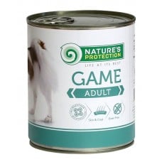 Nature's Protection Adult Game влажный корм для собак всех пород с дичью 400 г*6шт.
