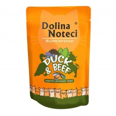 Dolina Noteci Superfood влажный корм с уткой и говядиной для кошек 85 г