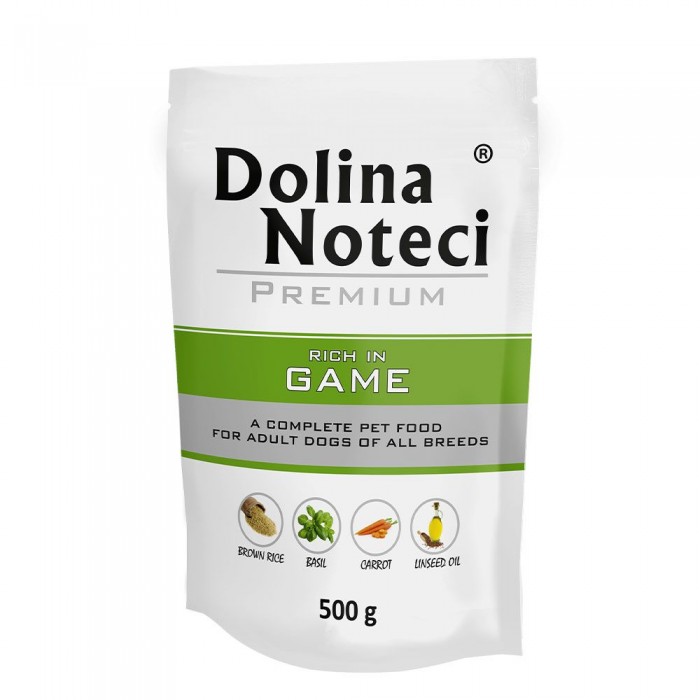 Dolina Noteci Premium влажный корм для собак с дичью 500 г