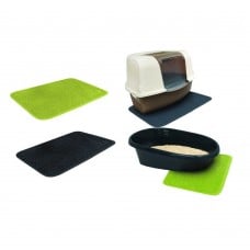 Croci Matty коврик под кошачий туалет (зеленый/серый)