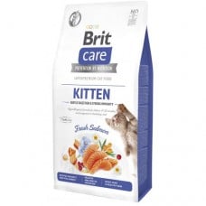 Brit Care Cat by Nutrition Kitten Gentle Digestion Strong Immunity сухий корм для кошенят з лососем 7 кг
