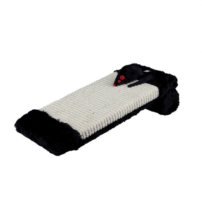 Trixie кігтеточка для котів дошка з валиком та іграшкою чорна 15×35 см