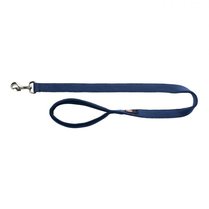 Trixie Premium поводок с неопреновой подкладкой для собак крупных и гигантских пород цвета индиго размер: L-XL 1м/25мм