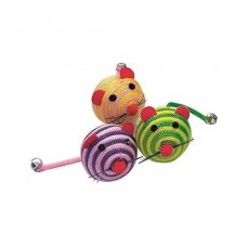 Croci нейлонова іграшка для котів "Мишка-кулька" 5 см