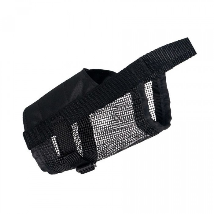 Trixie намордник для собак міні порід  з сітчастою вставкою (чорний)S 14-18см/21-31см