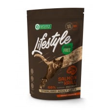 Lifestyle Grain Free Salmon with krill Sterilised Adult Cat для котов с лососем 0,4 кг