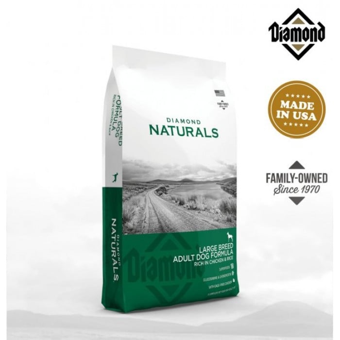 Diamond Naturals Adult Large Breed Chicken & Rice сухой корм для собак крупных пород с курицей и рисом 15 кг