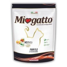 Morando Miogatto Adult сухой корм для котов с телятиной и ячменем 400 г